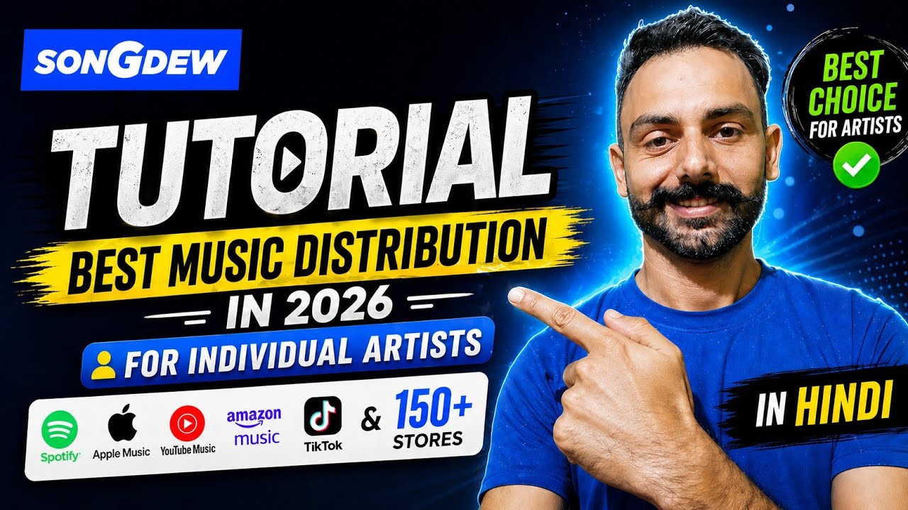 Song Dew Music Distribution Tutorial Best Music Distribution in 2025 For Individual Artists in Hindi