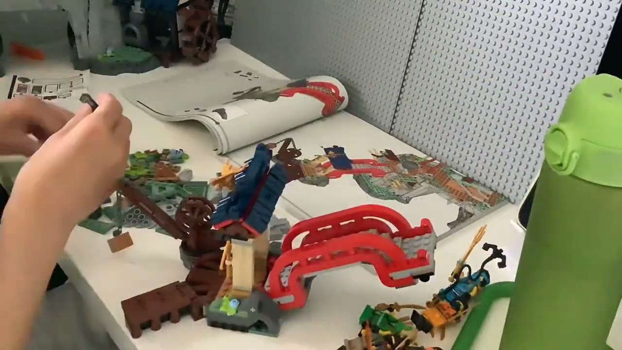 Lego Ninjago Dragons Rising 71814 Tournament Temple City Timelapse!