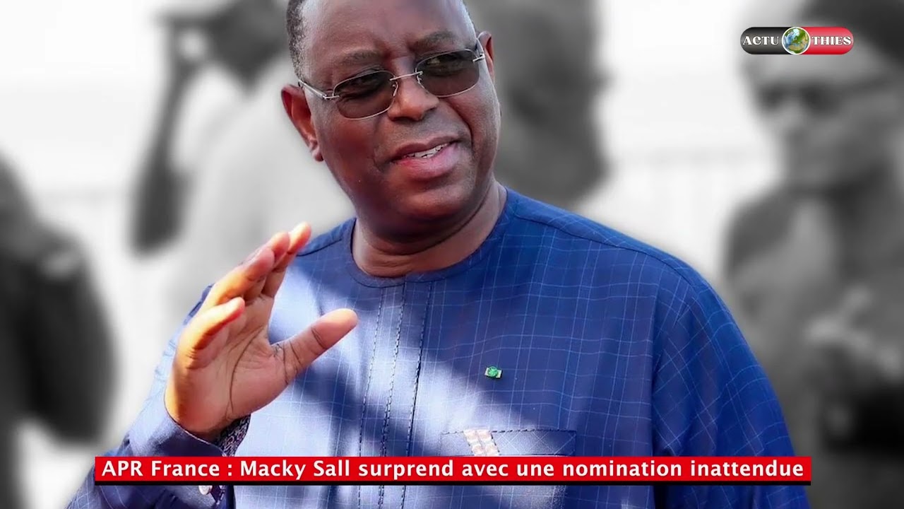 Amadou Diallo nouveau responsable de l'APR France une nomination du pr&eacute;sident Macky Sall