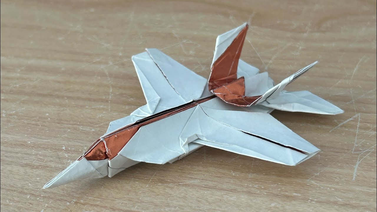 Origami F-35A Lightning II tutorial