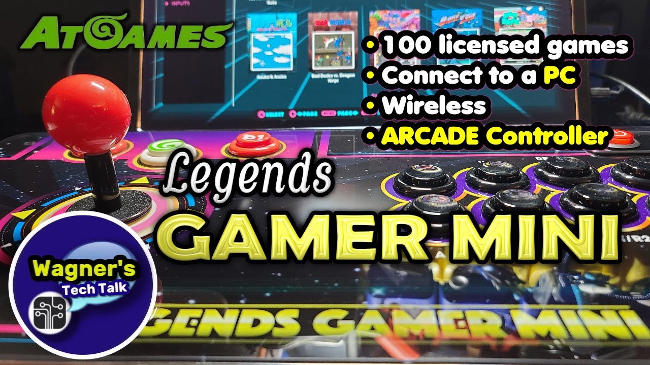 Настройка и обзор AtGames Legends Gamer Mini: Эта штука действительно крутая!