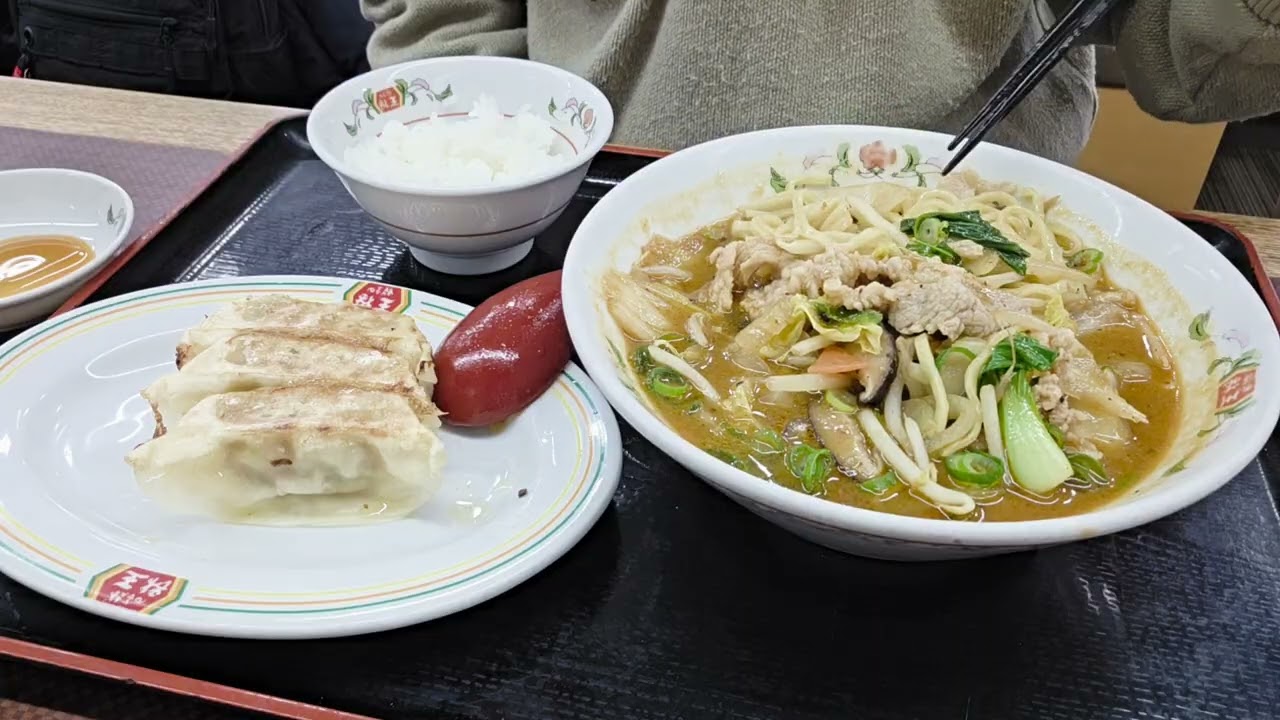 #王将２月フェア火鍋湯麺　火鍋湯麺Ｂセット　１３００円　大垣市林町王将林町店