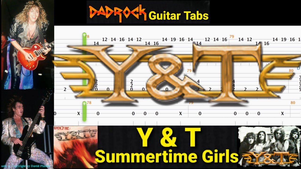 Summertime Girls - Y&T - Guitar + Bass TABS Lesson