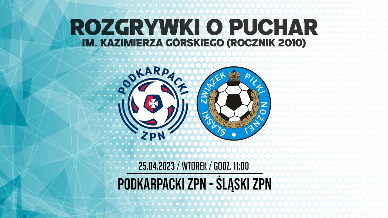 NA ŻYWO | Podkarpacki ZPN - Śląski ZPN | Puchar im. Kazimierza G&oacute;rskiego | #live #pzpn