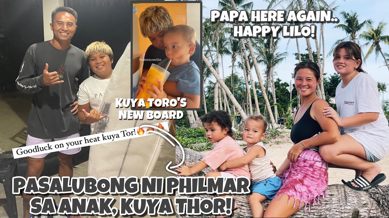 PASALUBONG NI PHILMAR SA PANGANAY NA SI KUYA THOR ❤️ NANG TREAT SA SIARGAO FRIENDS SINA ANDI