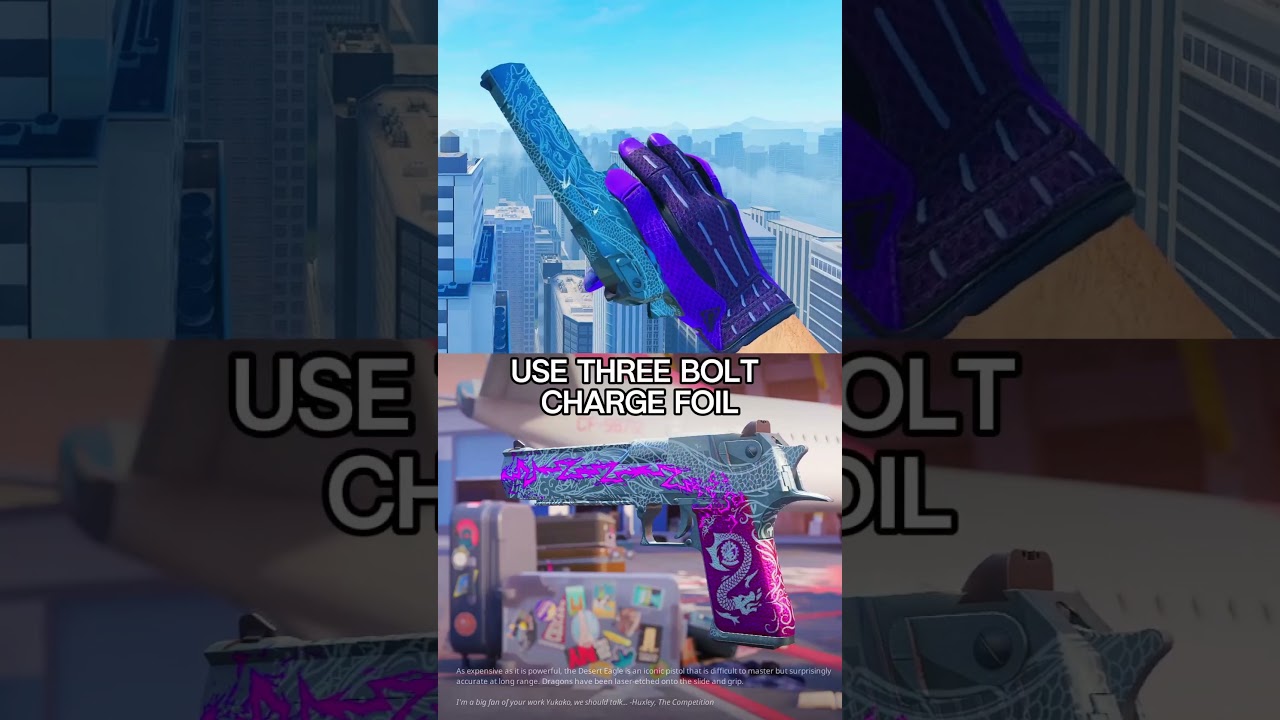 Desert Eagle | Kumicho Dragon x Bolt sticker craft | #cs  #cs2  #combo  #update