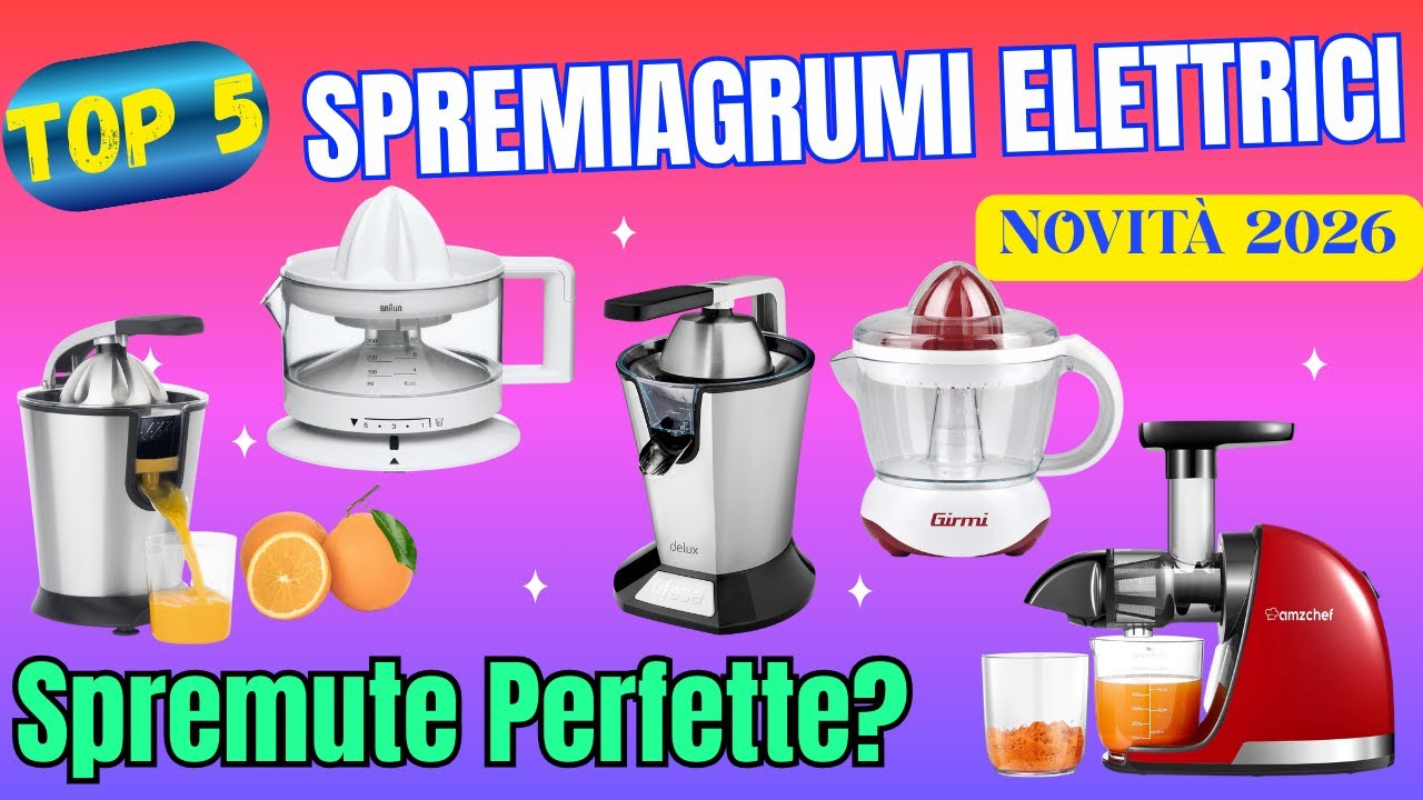 Miglior Spremiagrumi Elettrico 2026: Quale Comprare? (Recensioni Top 5)