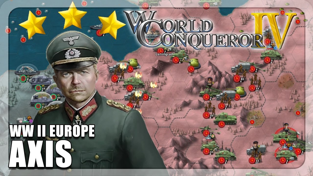 World Conqueror 4 - All Axis WW II Europe Scenario Missions [3 Stars, Normal]