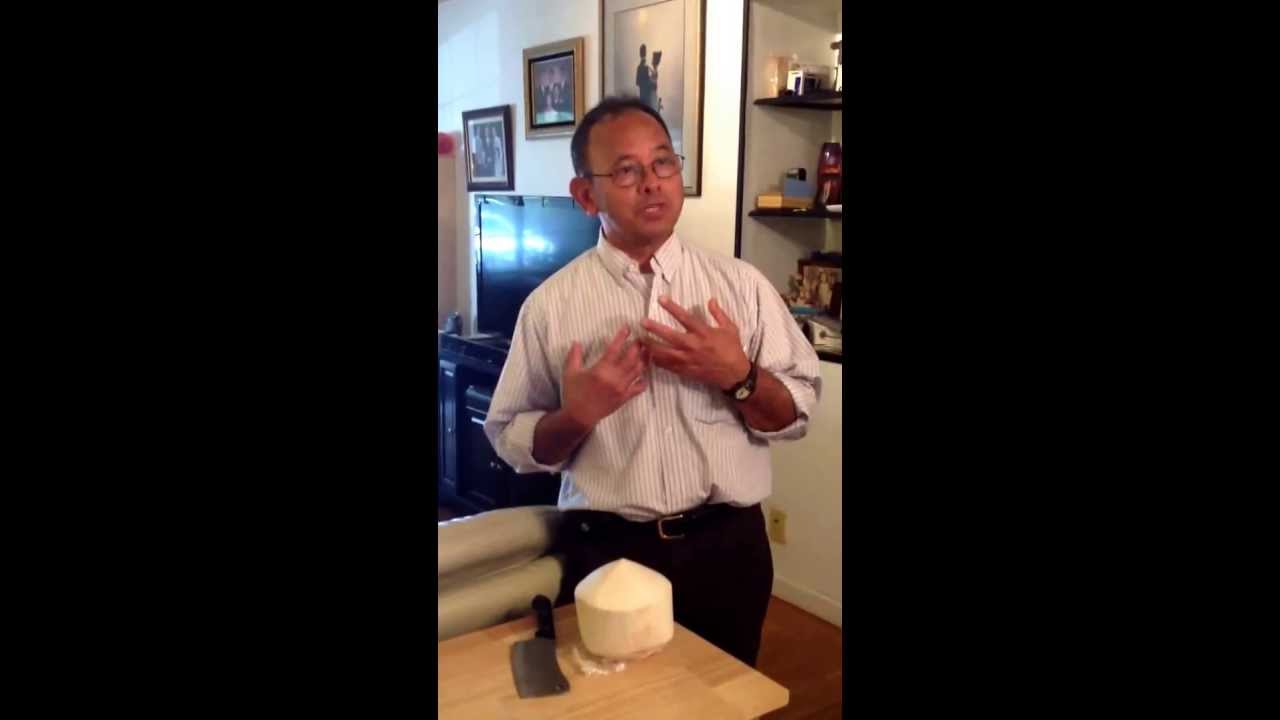 How to open a coconut the right way