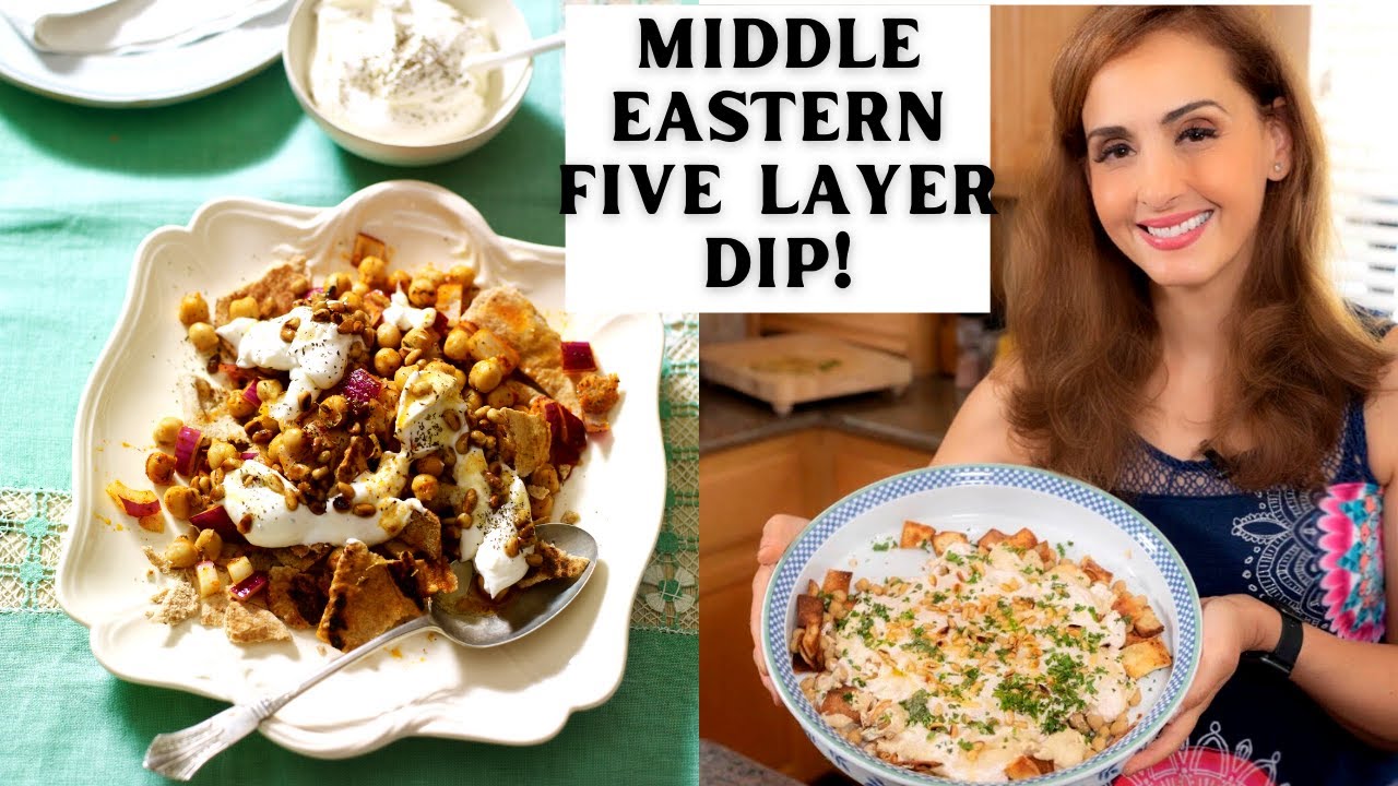 MAKE HUMMUS a MEAL!  | FATTET HUMMUS with PITA CHIPS and CHICKPEAS | VEGETARIAN