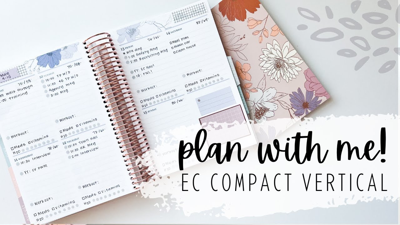 PLAN WITH ME! Erin Condren Compact Vertical