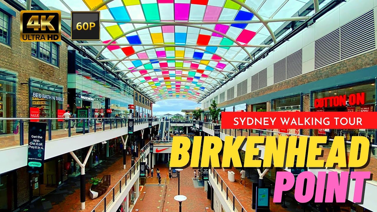 BIRKENHEAD POINT OUTLET | SYDNEY Walking Tour | 🇦🇺  Australia【4K】