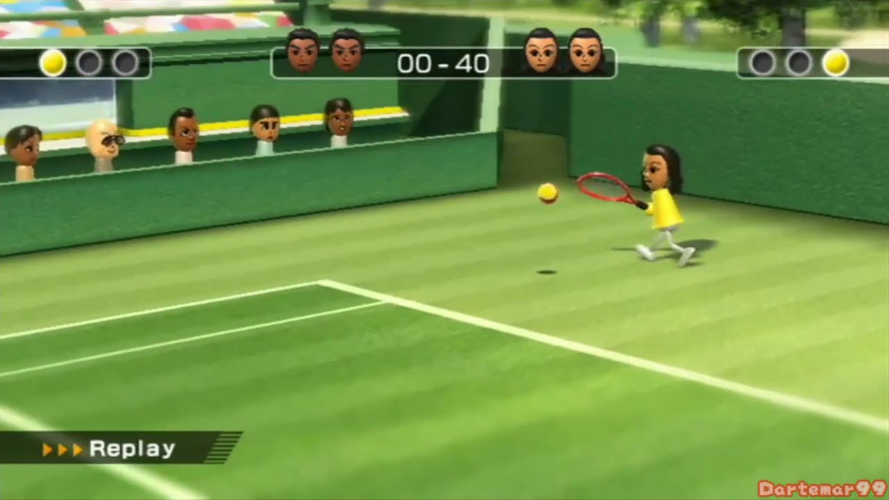 Wii Sports: Tennis - Guest A vs Guest D