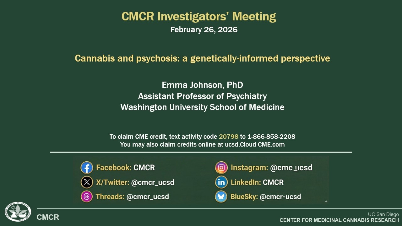 Cannabis and Psychosis: A Genetically-Informed Perspective