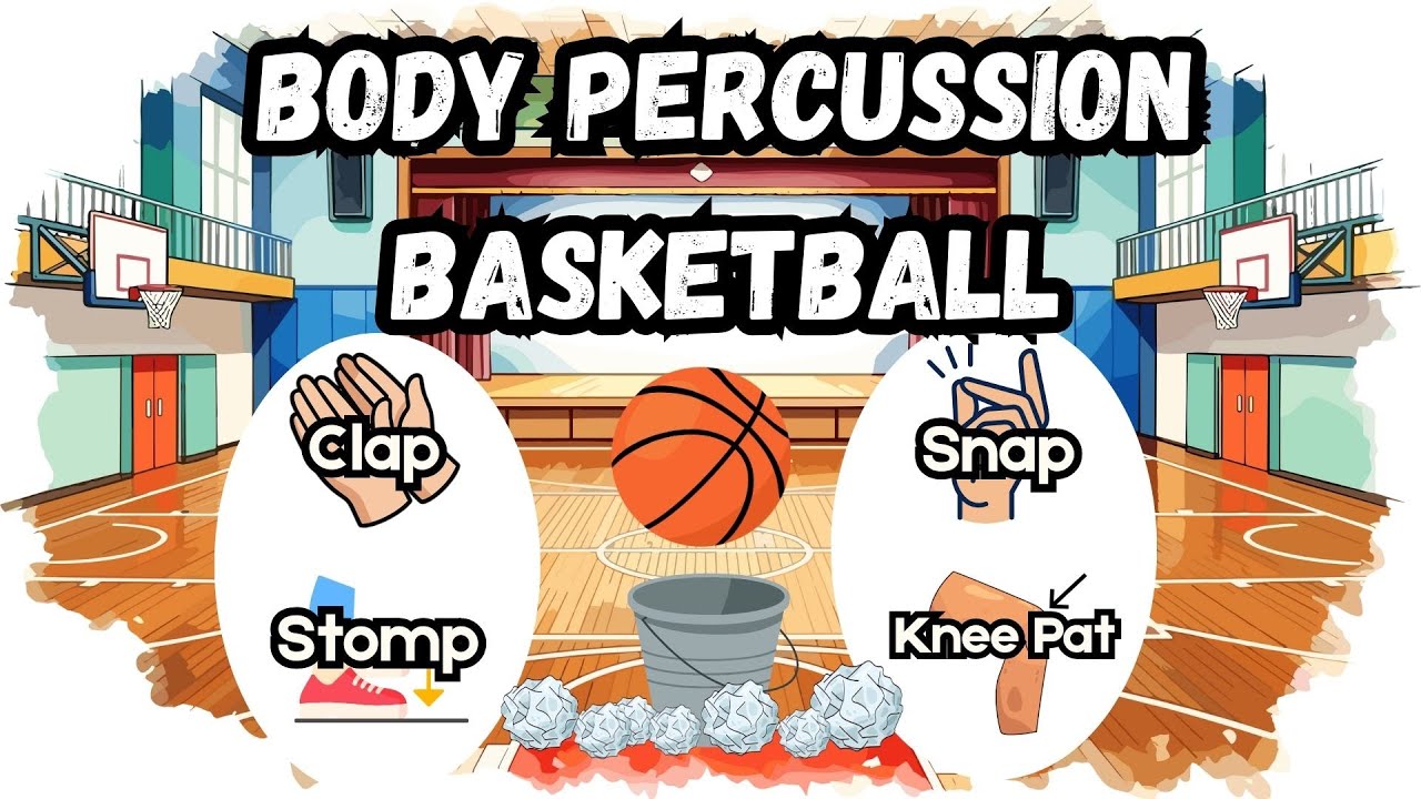 Body Percussion Basketball 🏀 | Team Rhythm & Movement Game