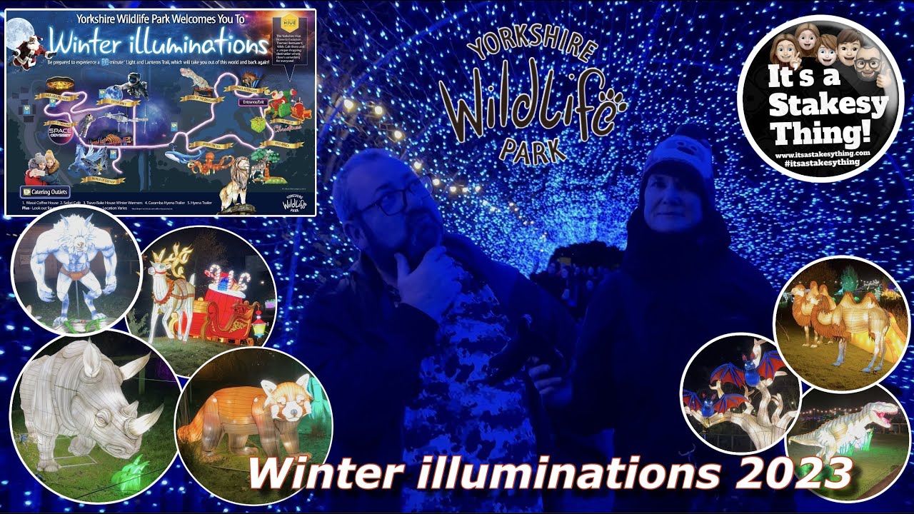 Yorkshire Wildlife Park, Winter illuminations 2023 