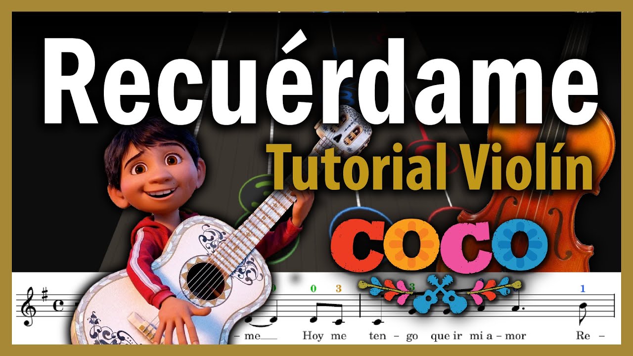 Recu&eacute;rdame | Viol&iacute;n Play Along🎻