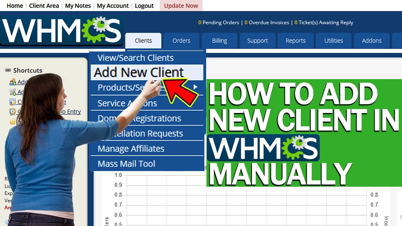 HOW TO ADD NEW CLIENT IN WHMCS MANUALLY? [STEP BY STEP]☑️