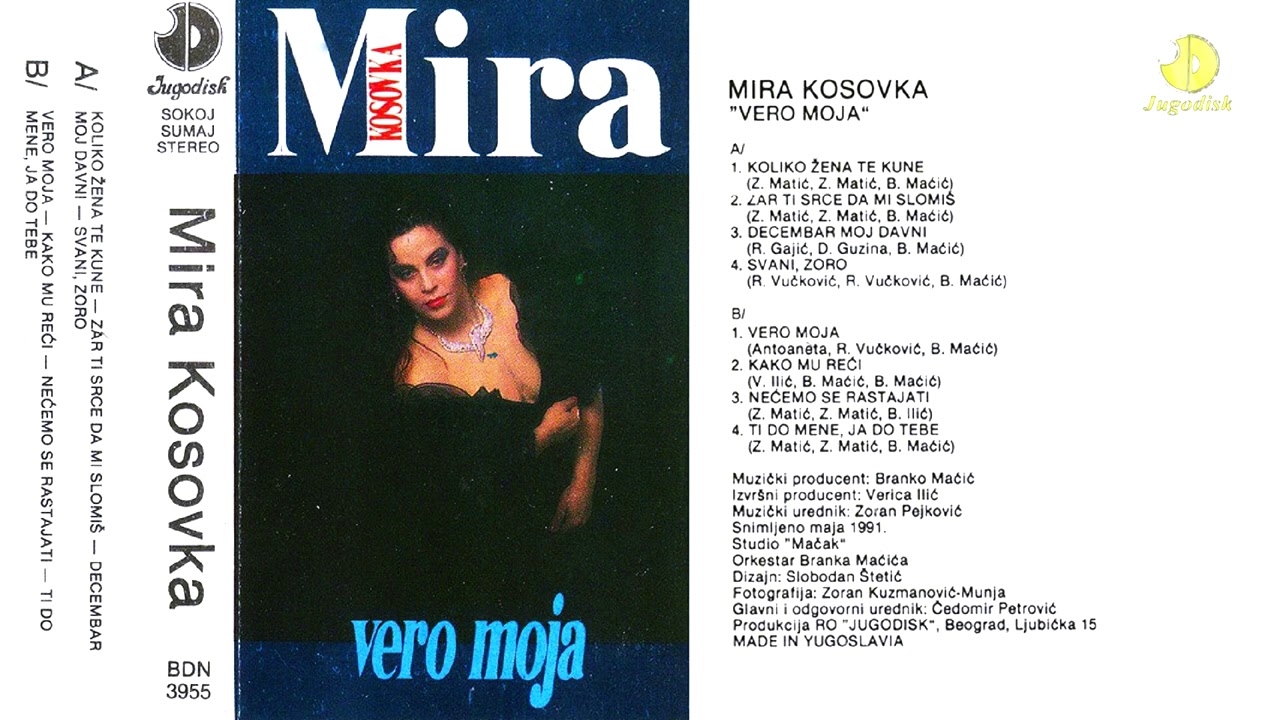 Mira Kosovka - Vero moja - (Audio 1991) - CEO ALBUM