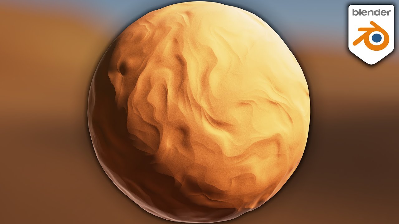 Procedural Stylized Sand Material (Blender Tutorial)