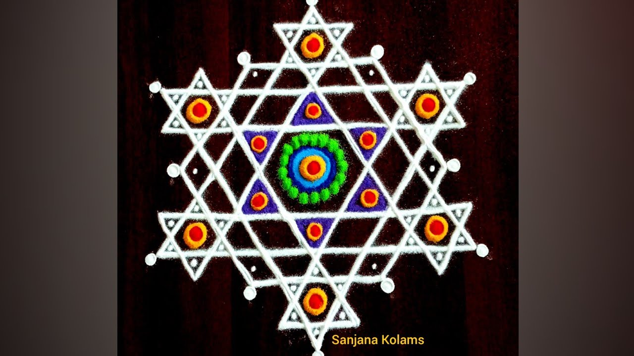 4230🌺5*3 Dot🌺Karthigai Deepam,New year, Margazhi Special🌺Easy Traditional KambiKolam🌺Amazing muggu