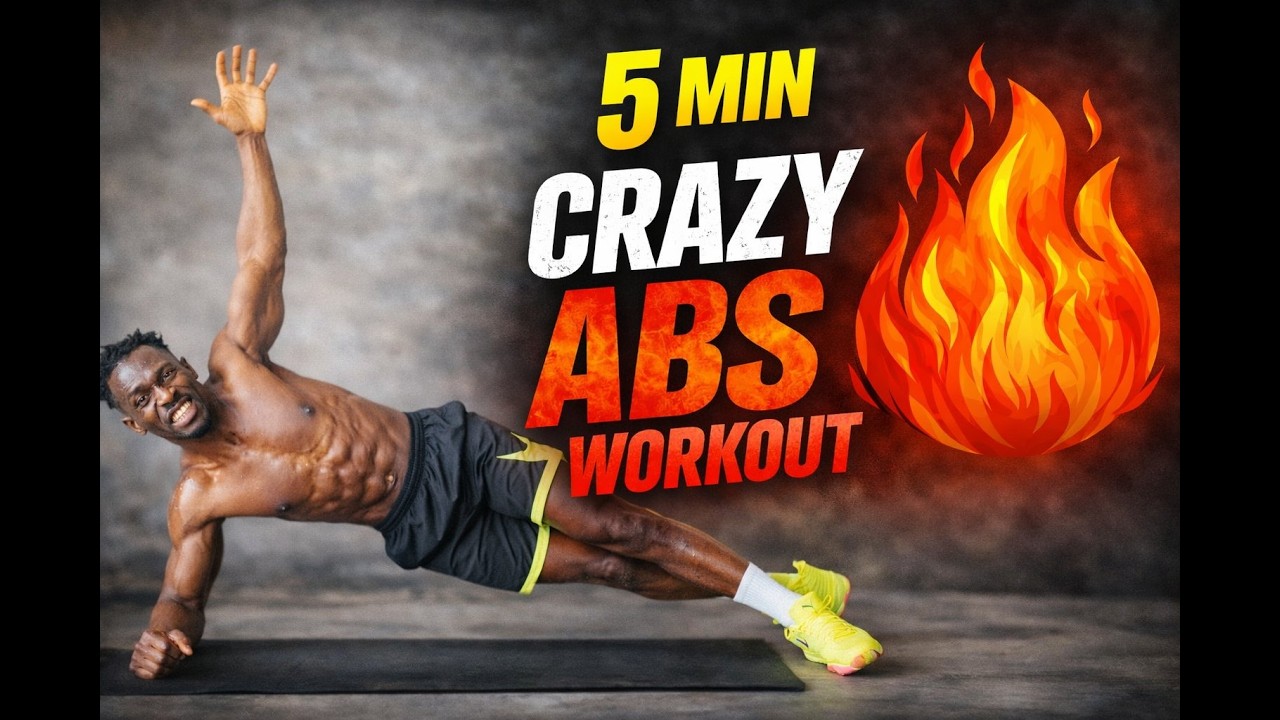 5 Minutes Crazy Abs workout (no équipment)