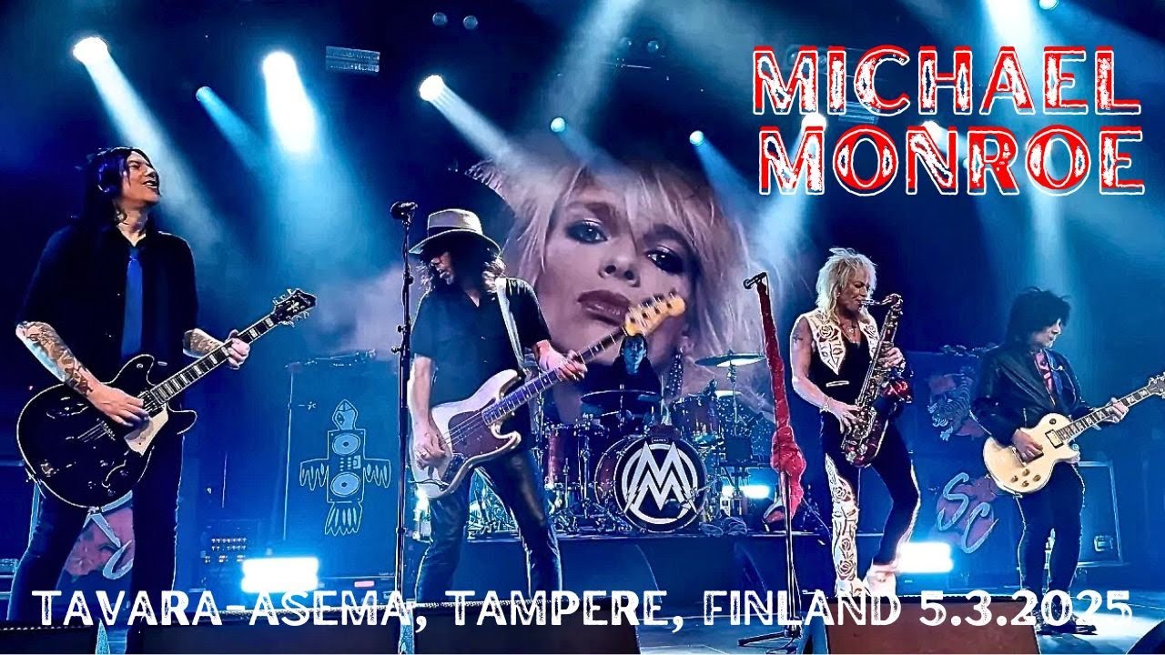 ☆ Michael Monroe - Underwater World @ Tavara-asema, Tampere, Finland 5.3.2025 ☆