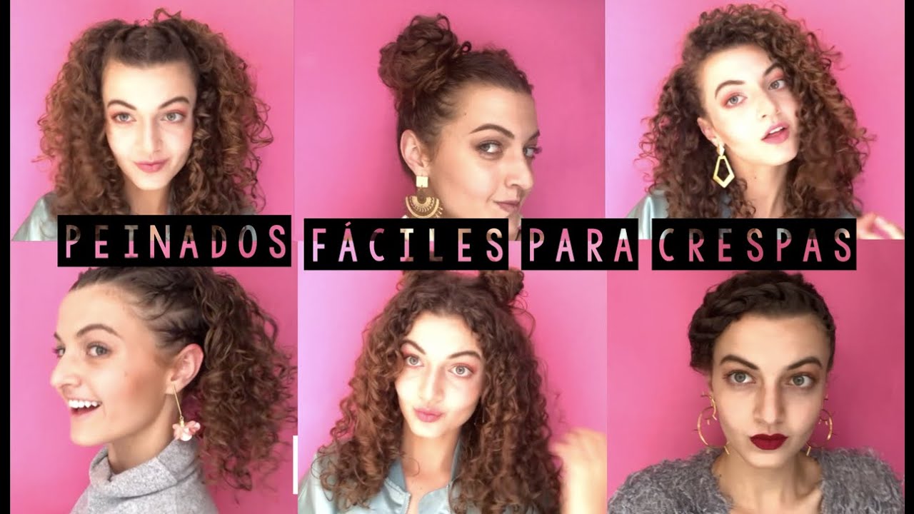 Peinados lindos y fáciles para pelo crespo, rizado u ondulado - gaviranda