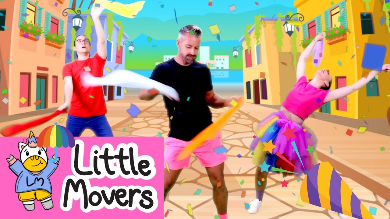 Scarf Street Dance For Kids | Zumba For Toddlers And Preschoolers | Little Movers