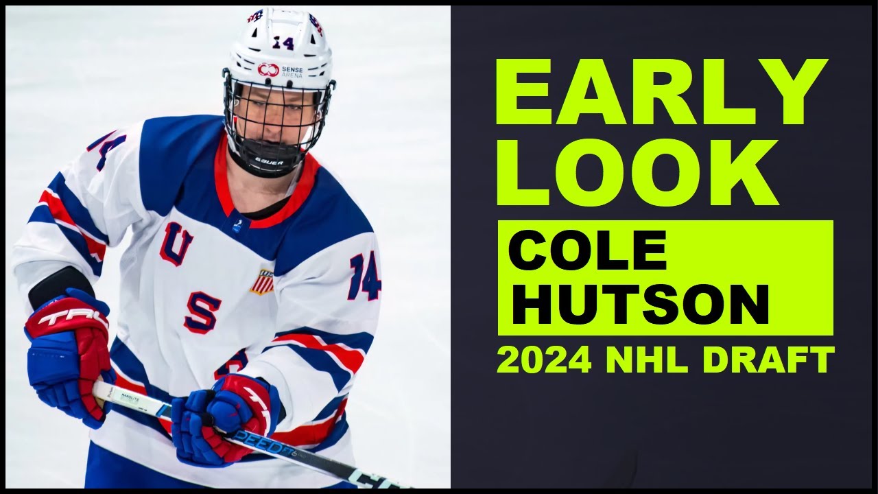 COLE HUTSON Highlights 2024 NHL Draft