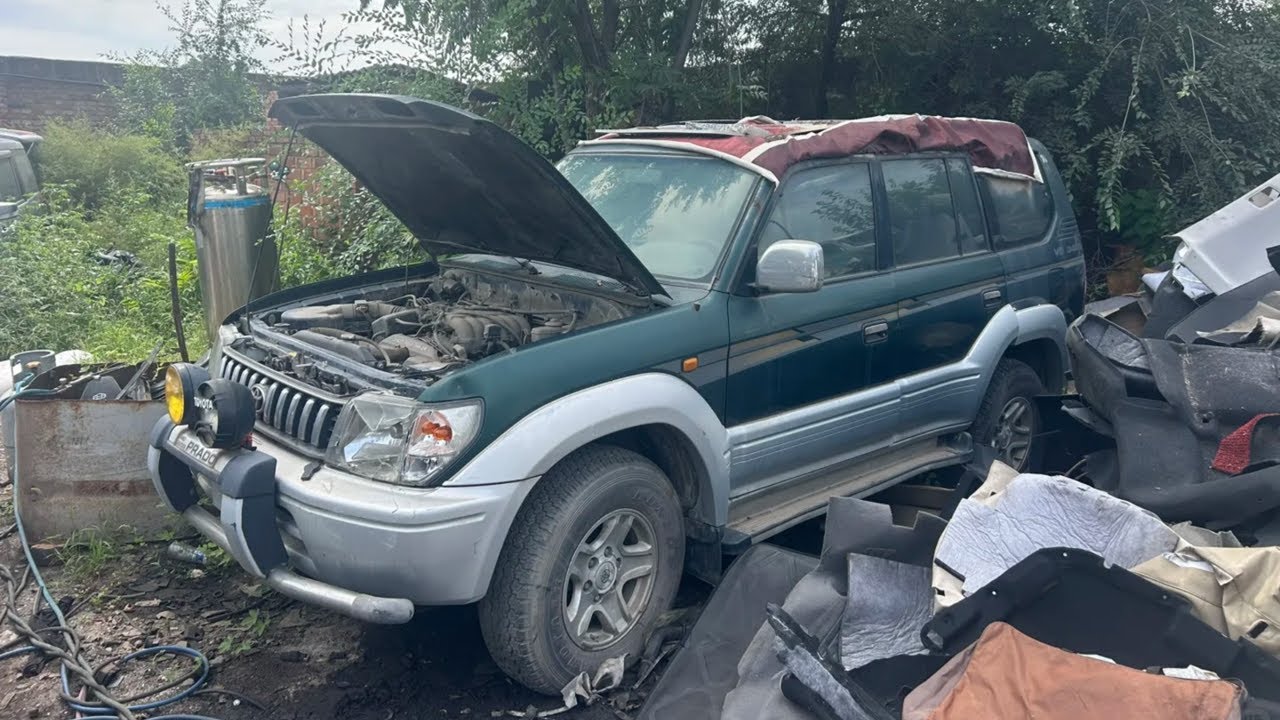 $3,000 Toyota Land Cruiser Prado Restoration – From Scrap to Like New… How Much Is It Worth Now!