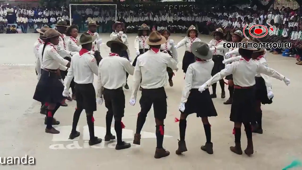 Batalhão da Região de Luanda - Marcha escutista. ordem unida.