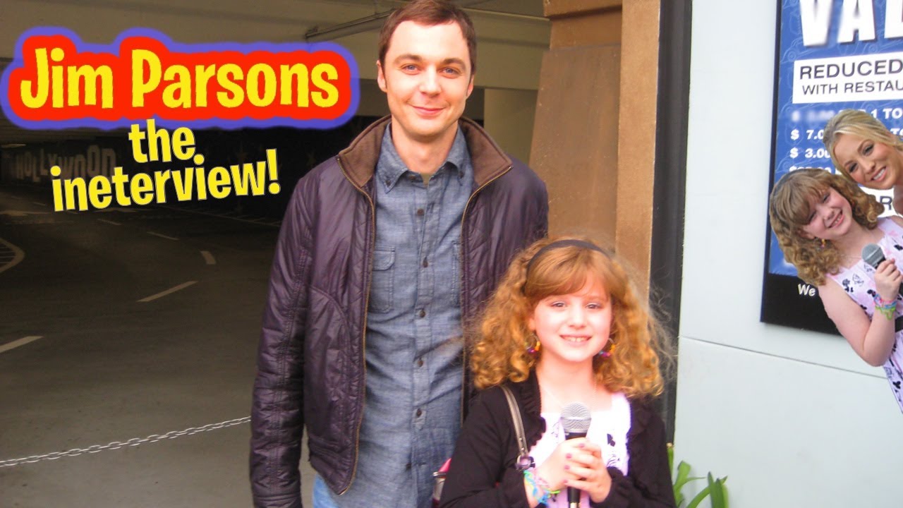 JIM PARSONS! Sheldon Big Bang Theory Interview BTS with Princess of the Press PIPER REESE!