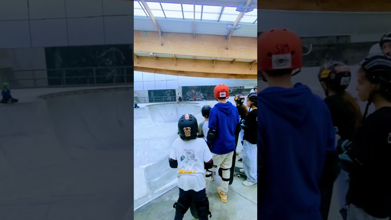 Quand il pleut @JDCOUTARD initie le skateboard dans l'EGP 18