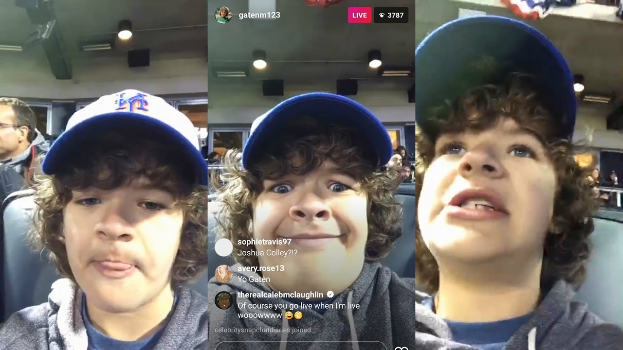 Gaten Matarazzo | Instagram Live Stream | 8 April 2017 #Part2