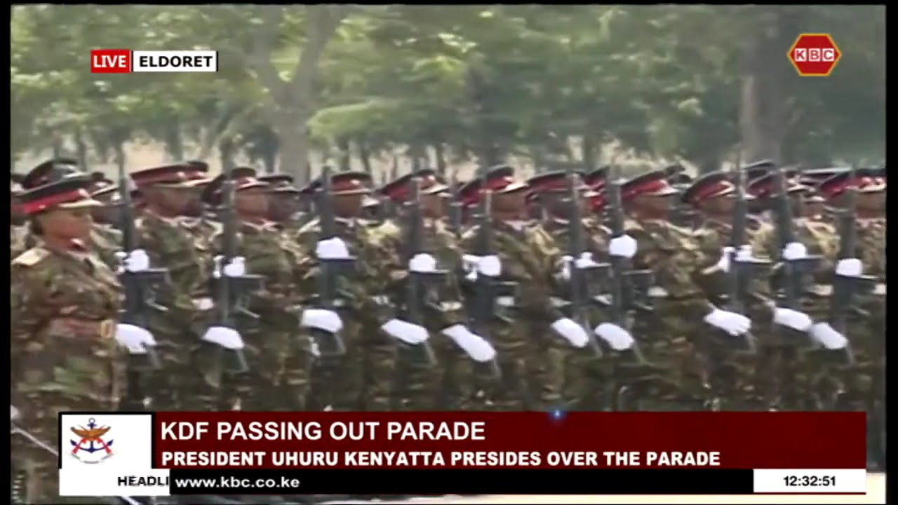LIVE: KDF Pass Out Parade in Eldoret II 1st July 2022 II www.kbc.co.ke