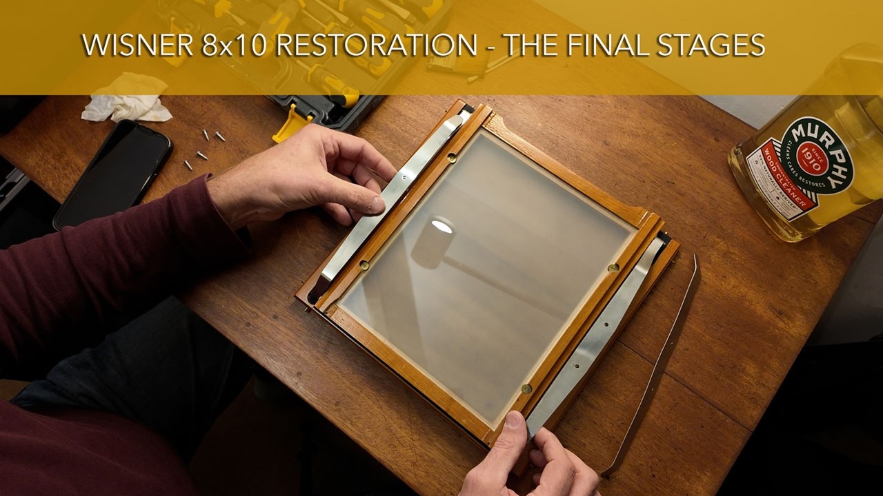 Restoring my old Wisner 8x10 large format camera | Part 4 The final stages