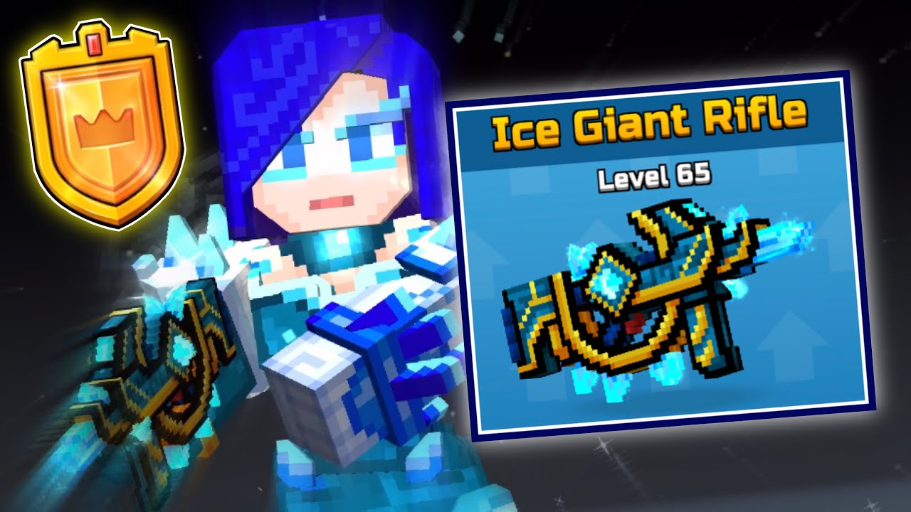 New Update! Ice Giant Rifle Review! (Pixel Gun 3D)