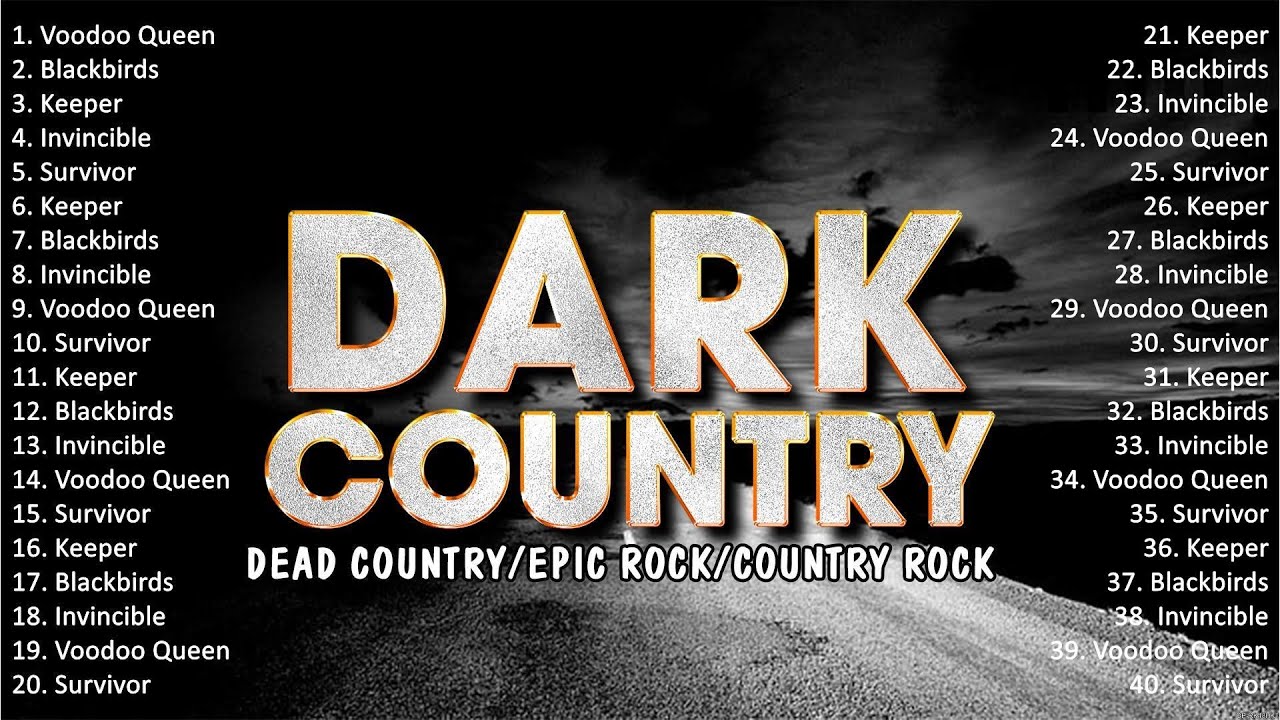 Best Playlist  Dark Country   Epic Rock   Epic Blues  1 Hour #3432