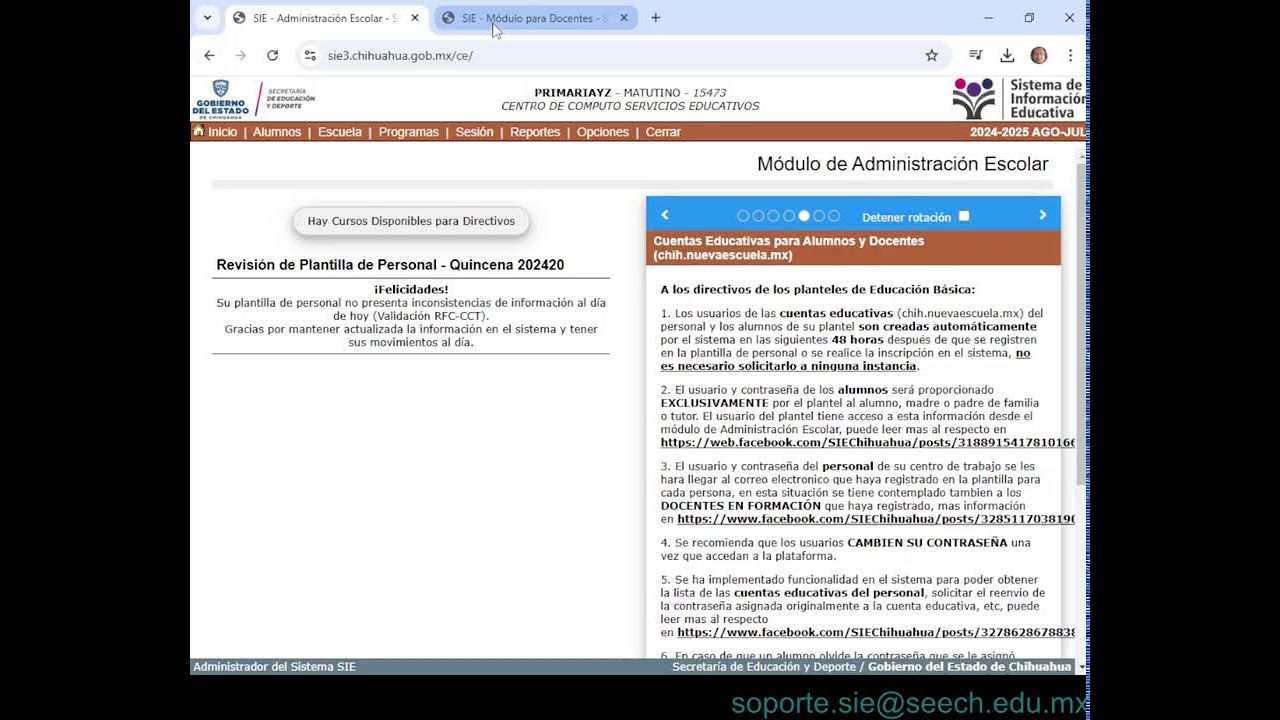 Segunda Capacitacion SIE 2024-2025