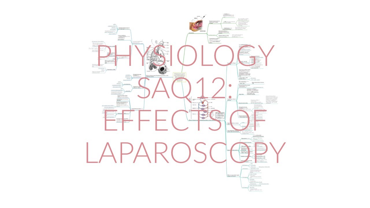 PHYSIOLOGY SAQ 12: EFFECTS OF LAPAROSCOPY