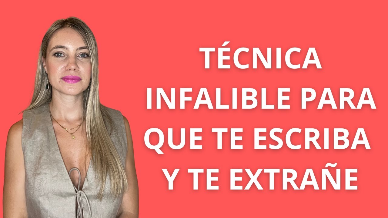 No podrá evitar escribirte y extrañarte