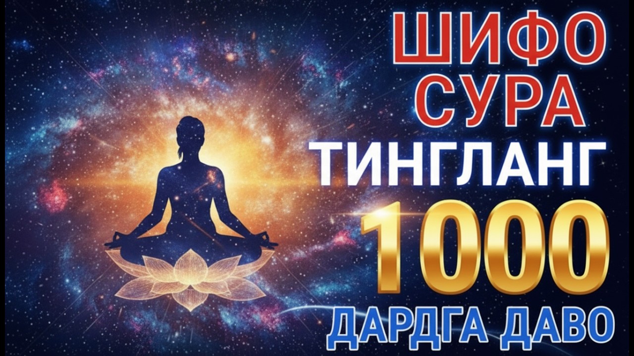 🕌 Қуръон Муроттали Шифо Учун — Танa ва Қалбни Даволовчи Оятлар
