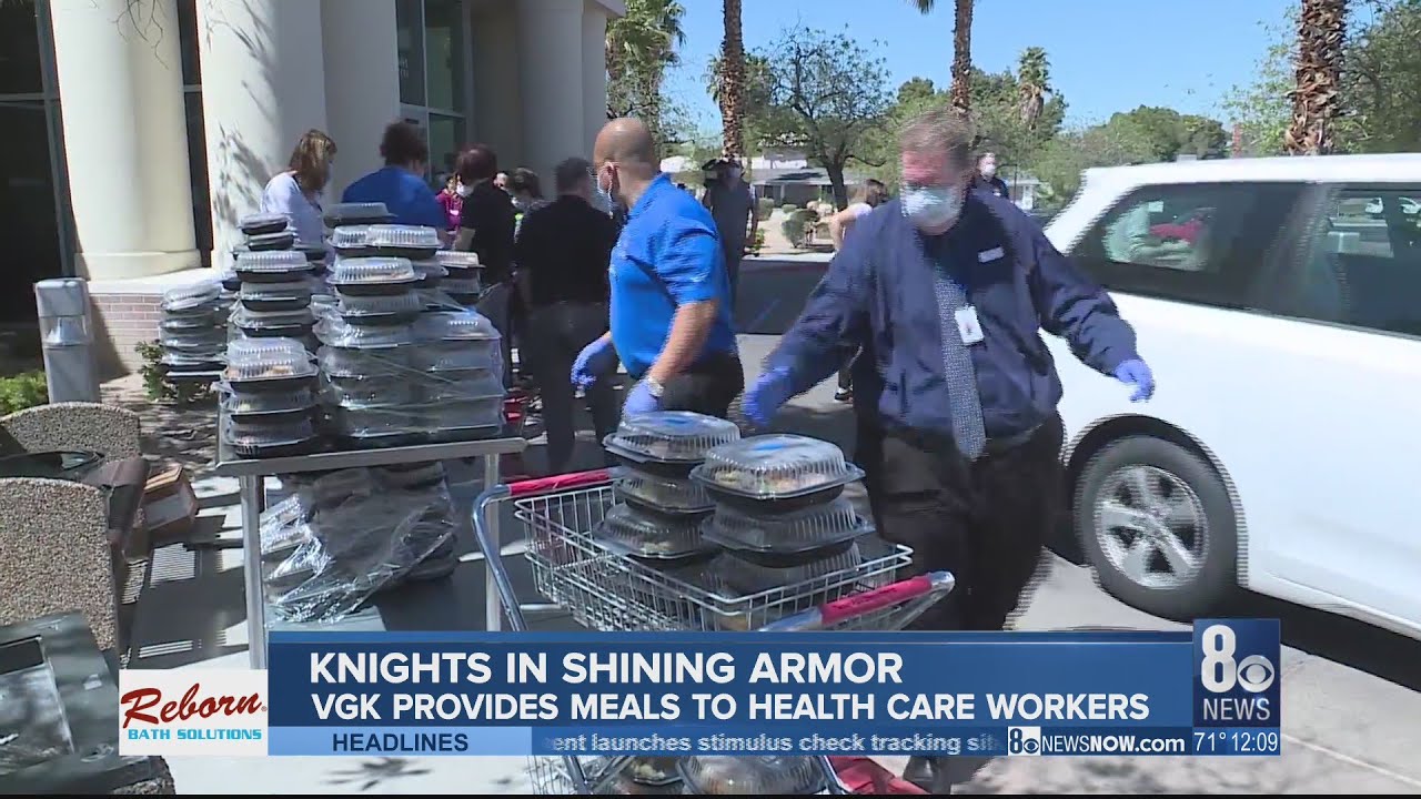 VGK Foundation members donate hundreds of meals to healthcare workers