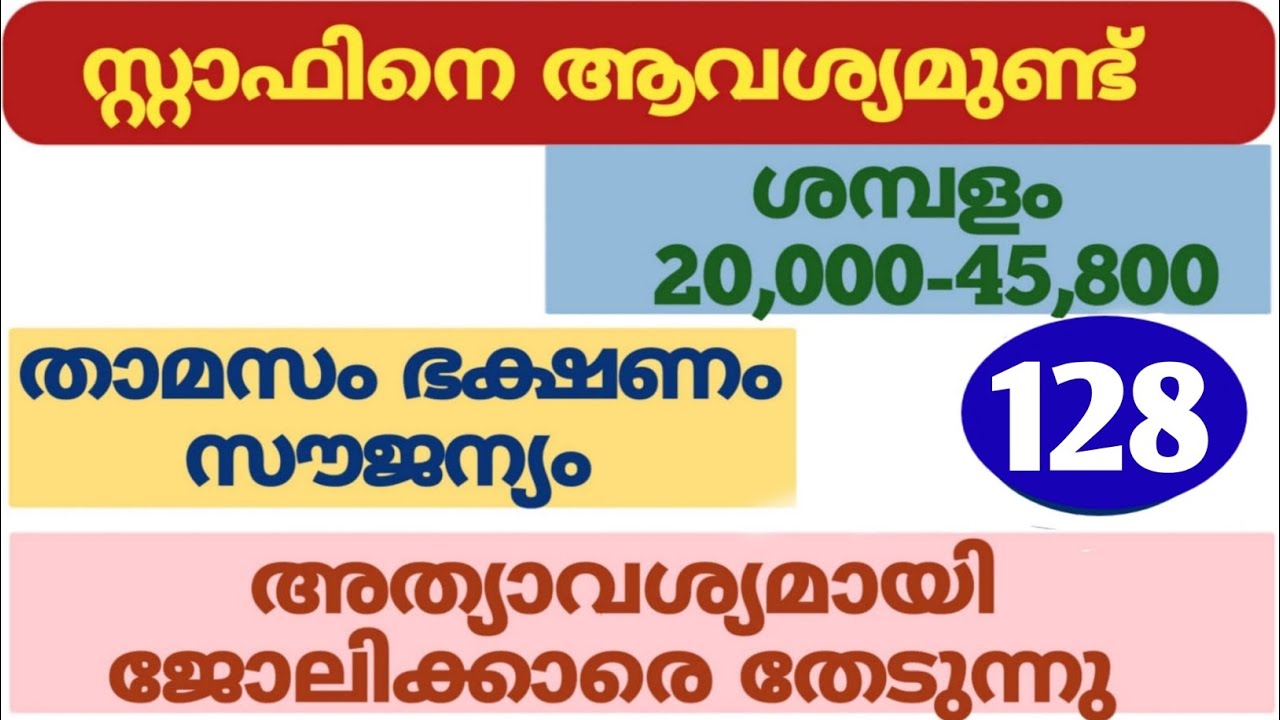 (128) നിരവധി ജോലികൾ | kerala job vacancy today | job vacancy 2025 malayalam | job vacancy 2025 today