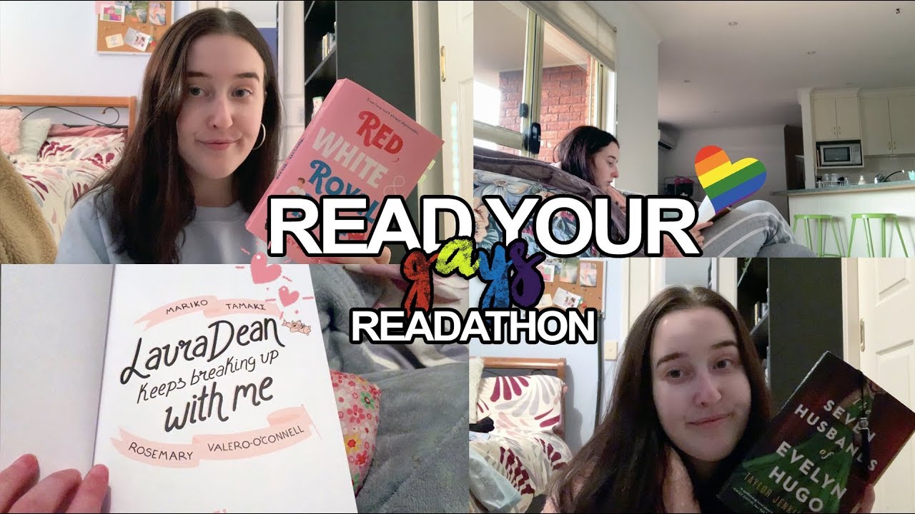 read your gays readathon vlog 💫 3rd-9th june