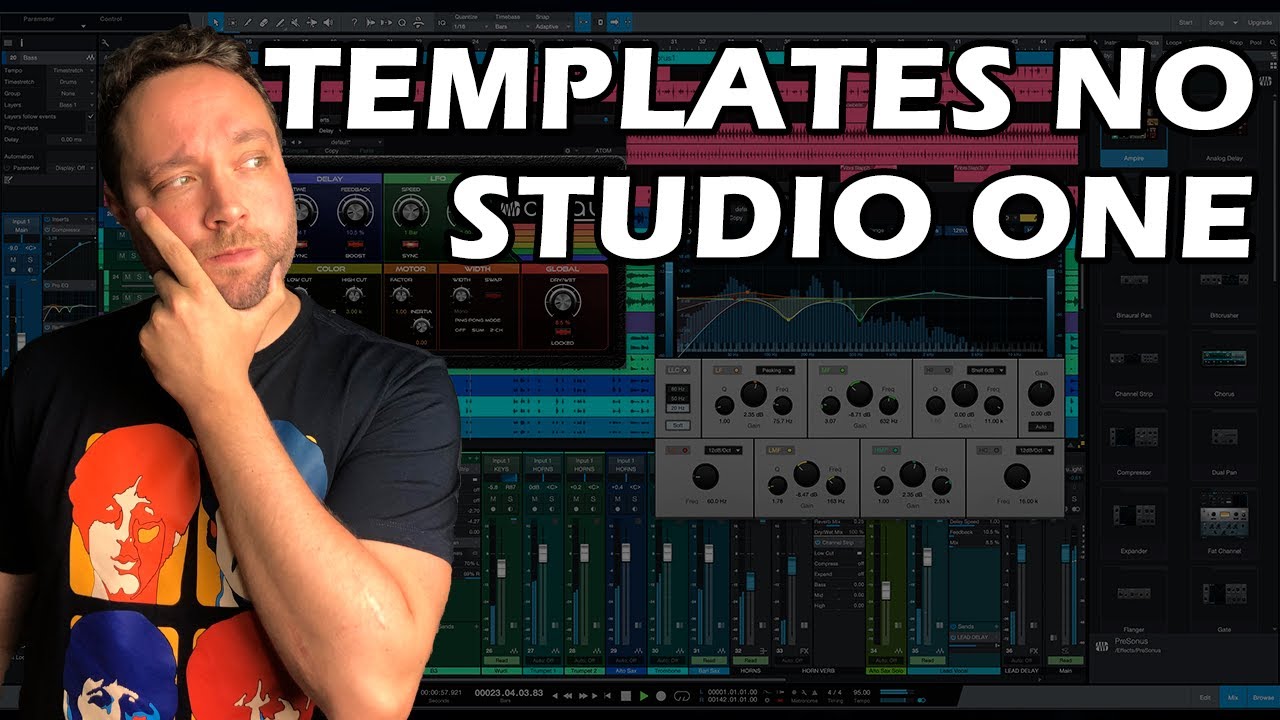 Como fazer TEMPLATES no #StudioOne