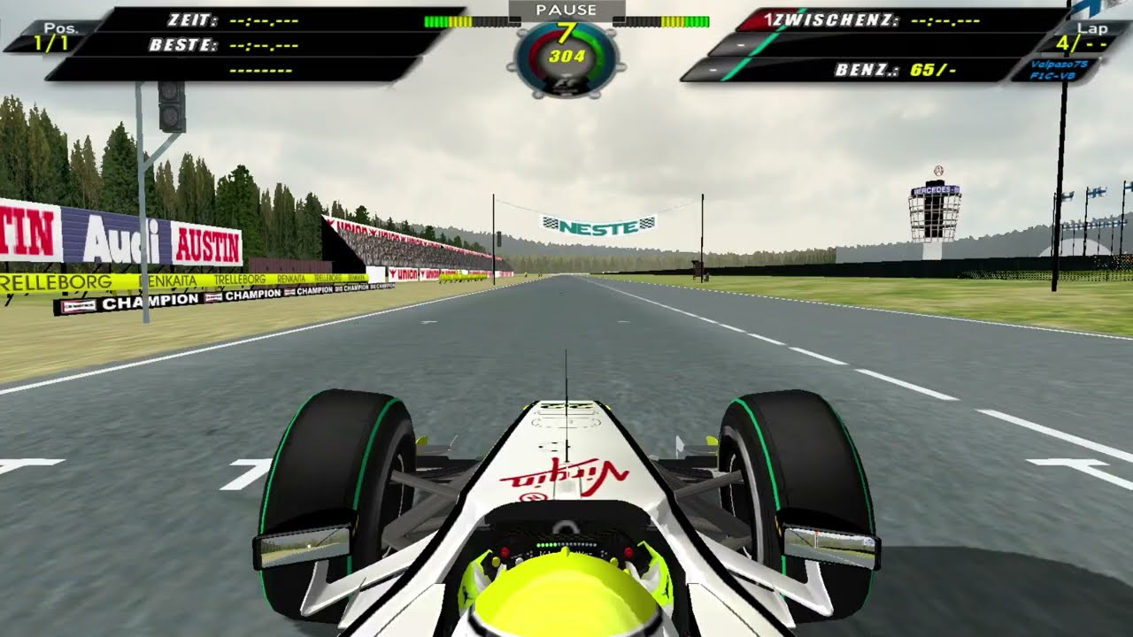 F1 Challenge VB 2009 Brawn Keimola Onboard Lap