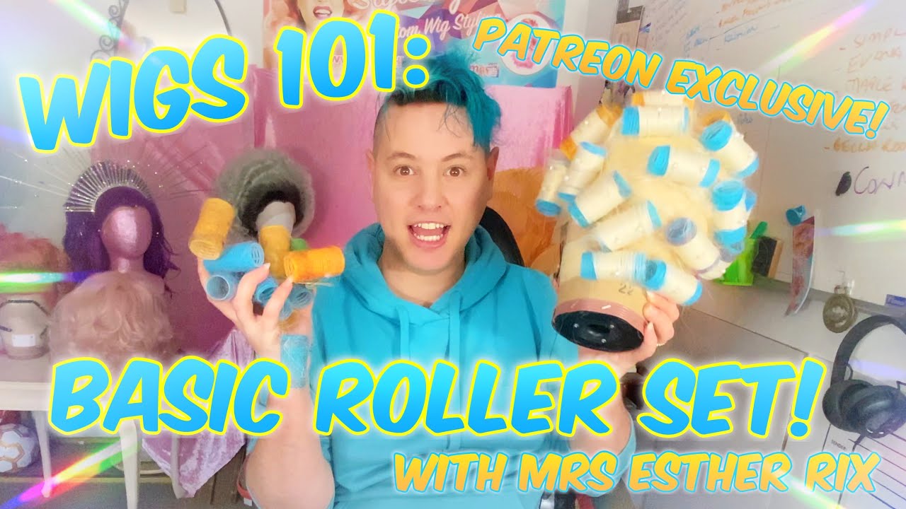 Wigs 101: PREVIEW & Styling Tip | Basic Roller Set | Styled by Esther