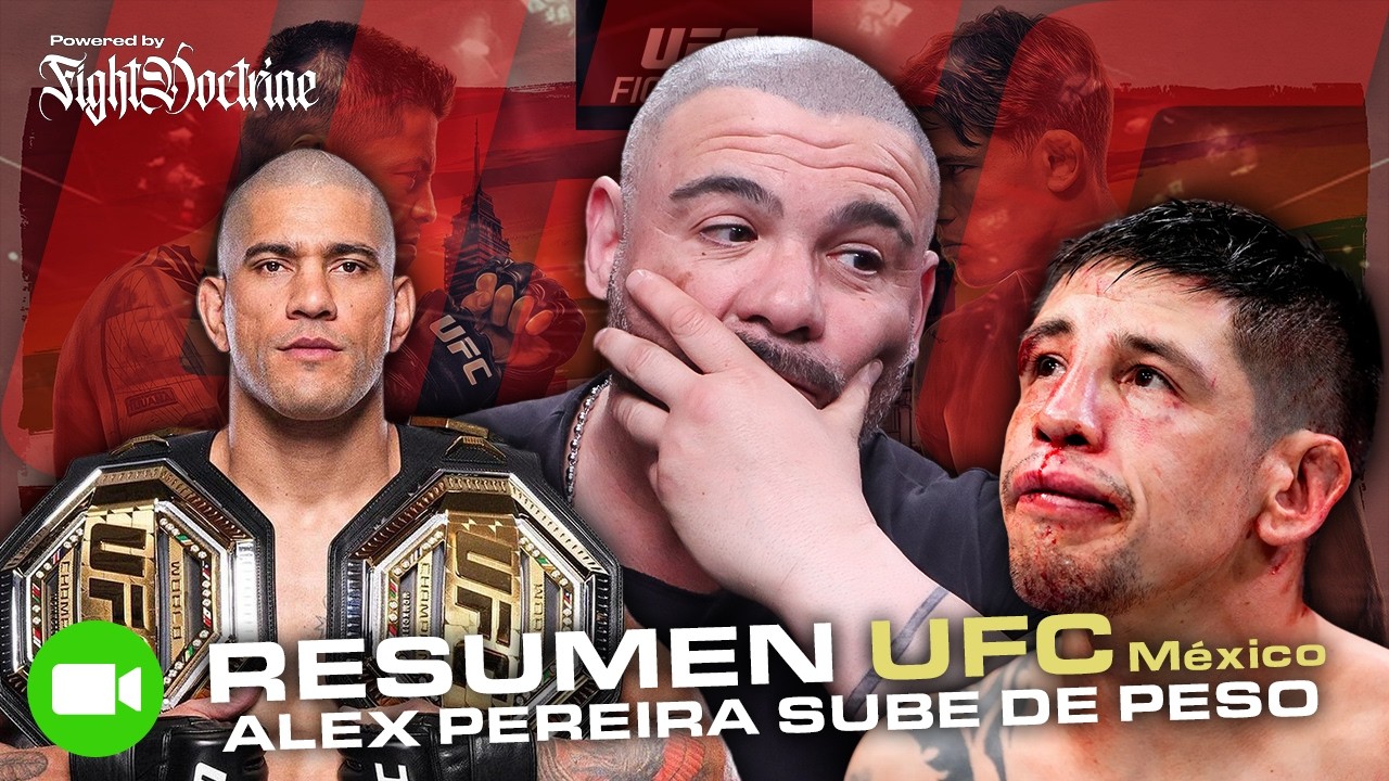 ALEX PEREIRA SUBE a los PESADOS a por el 3 CINTURÓN - RESUMEN UFC MÉXICO